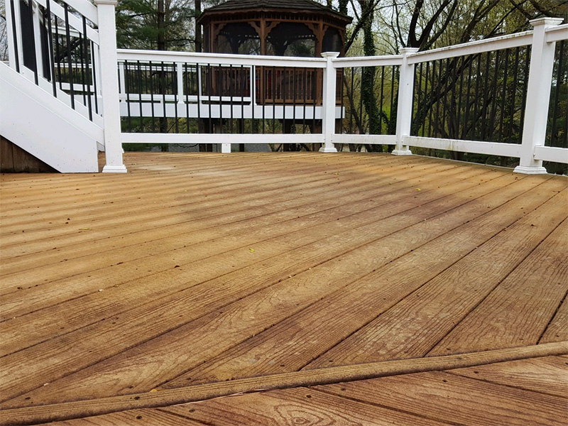 Before Composite Deck Wash