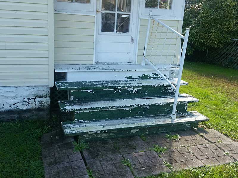 Before Steps Replaced
