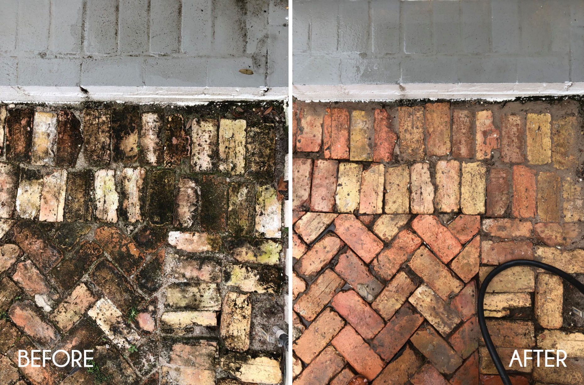 House exterior before, Grime Busters Power Washing