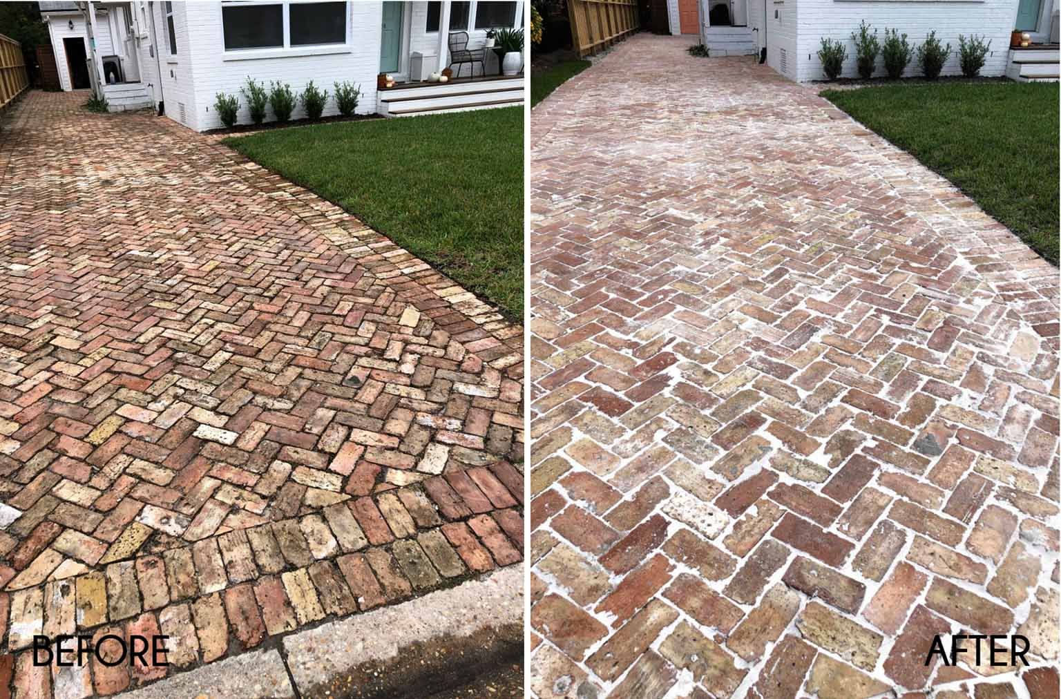 House wash before, Grime Busters Power Washing