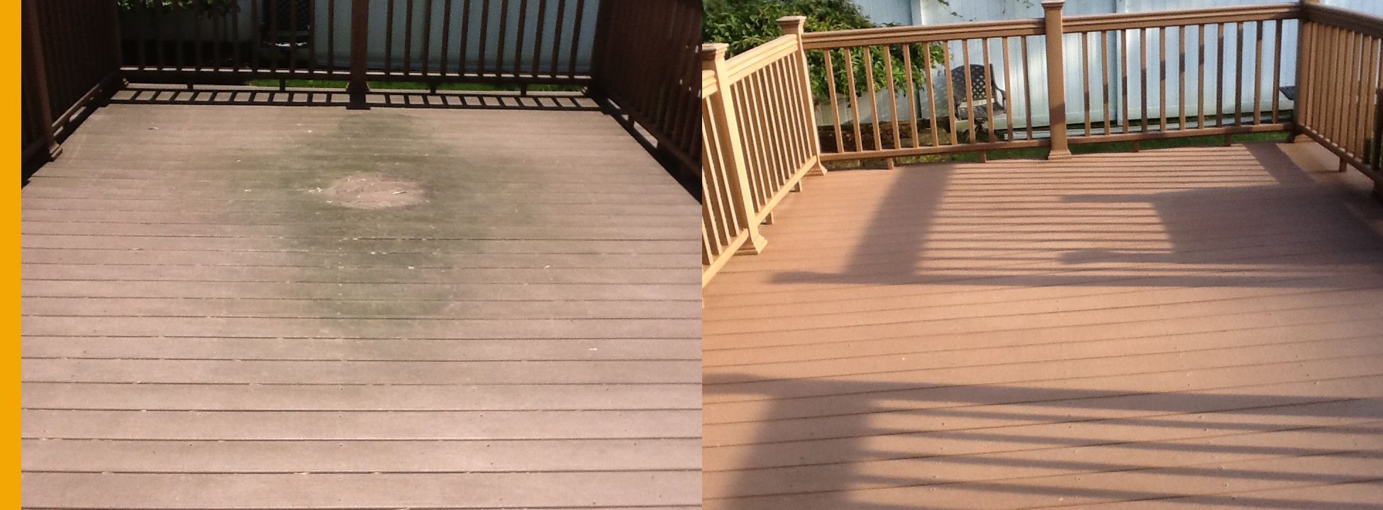 Outside of gutters before, Grime Busters Power Washing