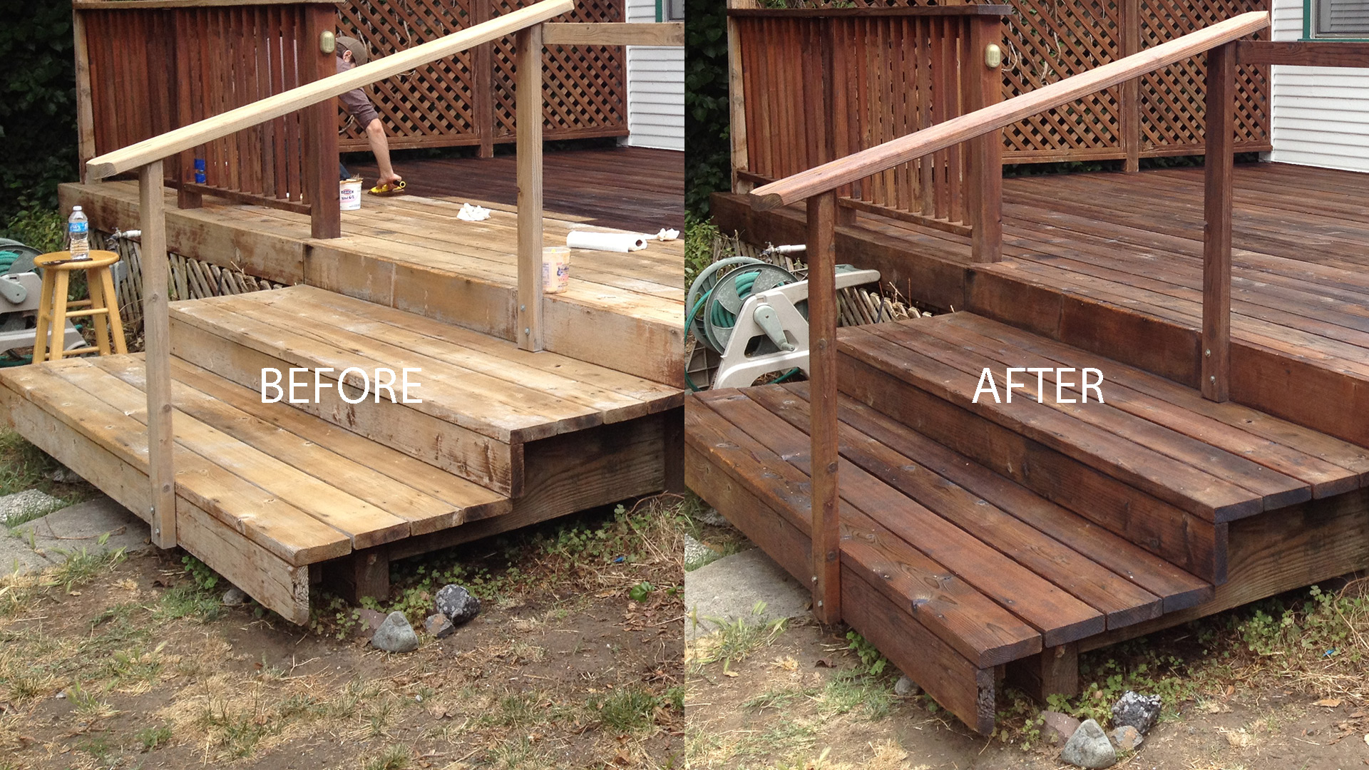 Outside of gutters before, Grime Busters Power Washing