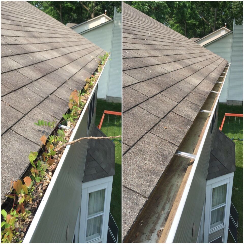 House exterior before, Grime Busters Power Washing