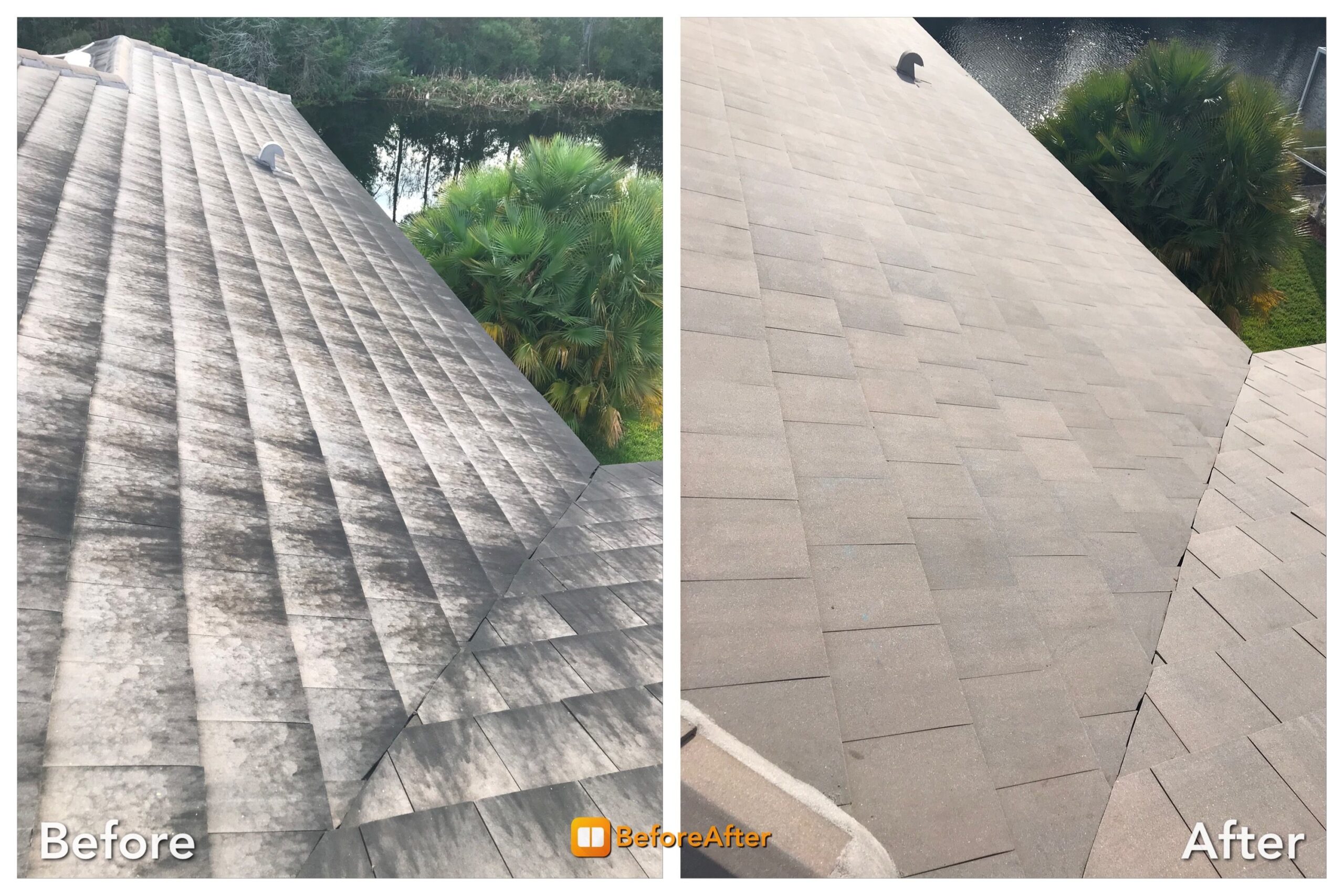 House exterior before, Grime Busters Power Washing