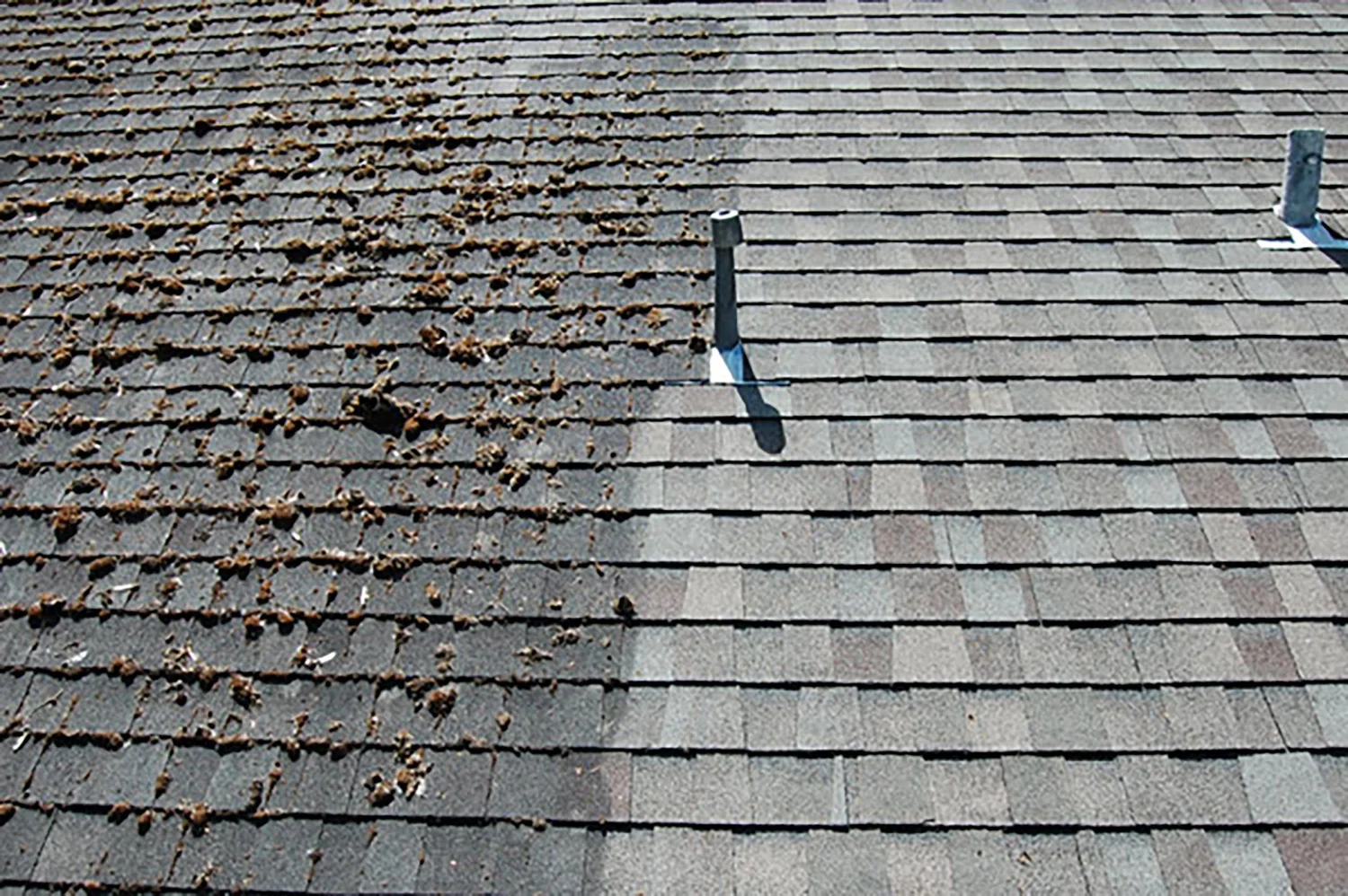 House wash before, Grime Busters Power Washing
