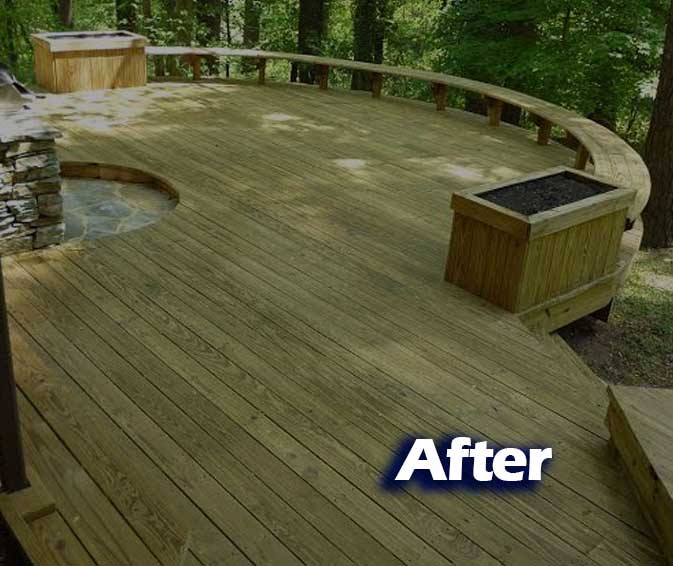 House wash after, Grime Busters Power Washing