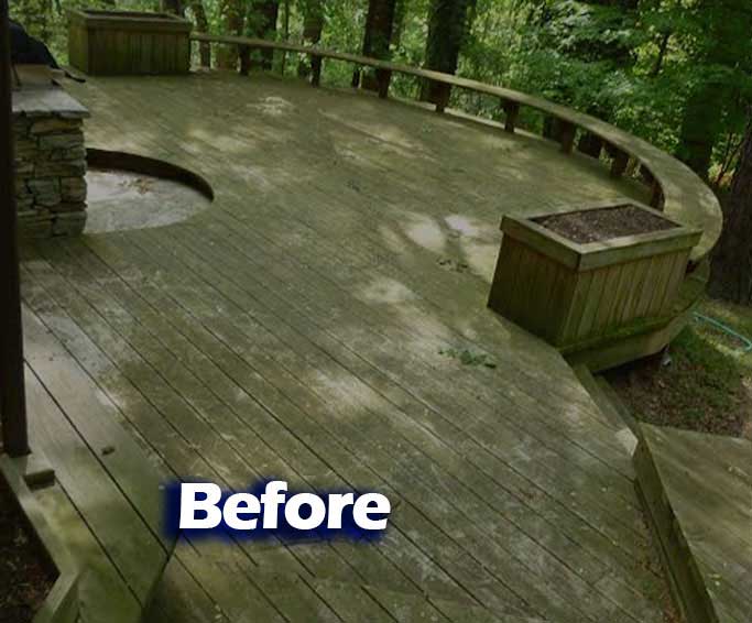 House wash before, Grime Busters Power Washing
