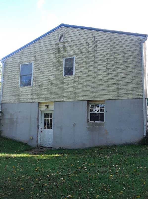 House exterior before, Grime Busters Power Washing