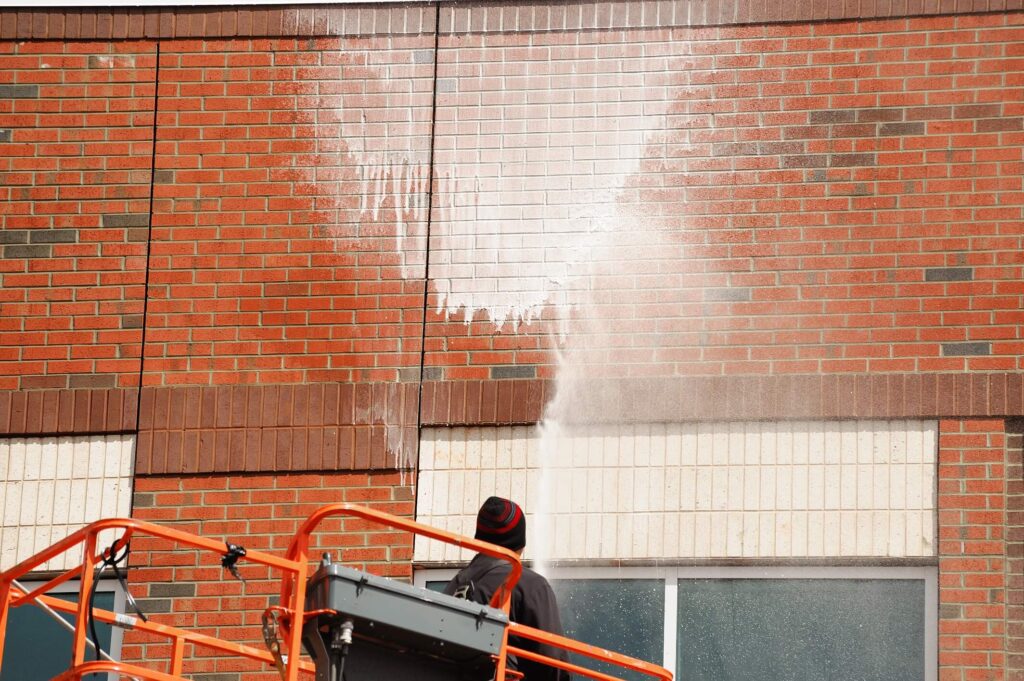 Concrete Power Washing Baltimore MD for Built-up Grime